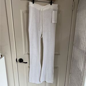 Sisters and Seekers Beach Pants White Cream Size M/L